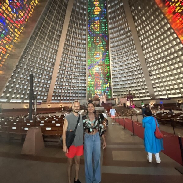 Inside Catedral Metropolitana, Rio de Janeiro